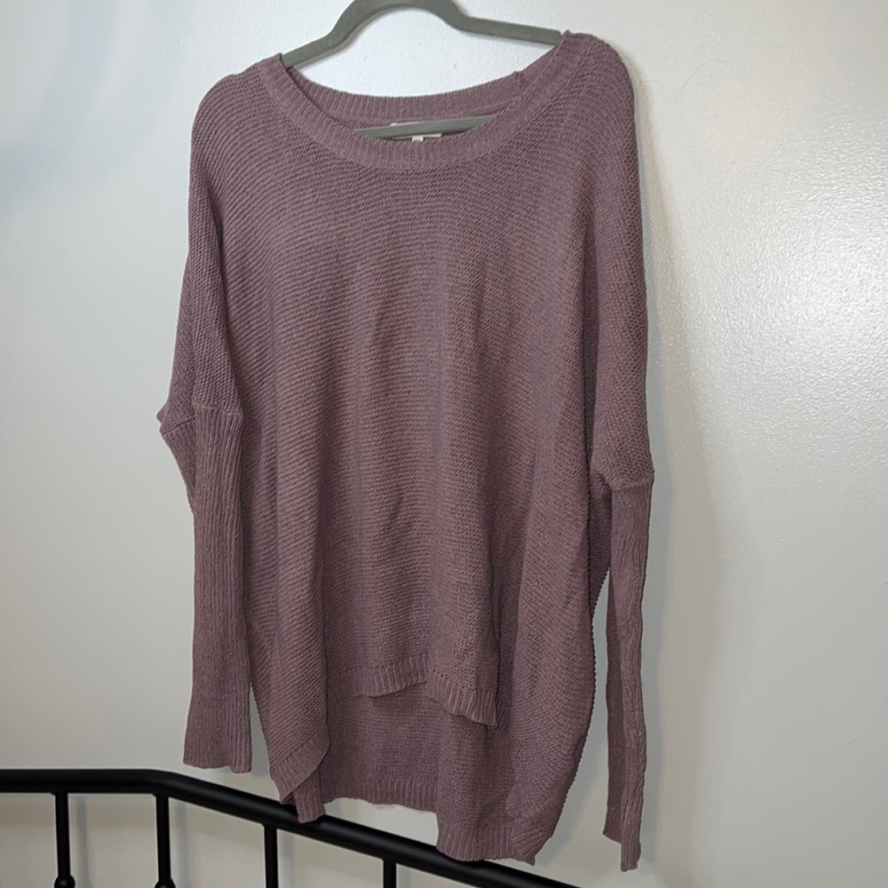 Purple medium weight sweater